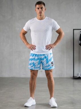 BucketSquad BKTSQD Thunderbolt Mesh Basketball Shorts Blue XS 🏀 Sportswear